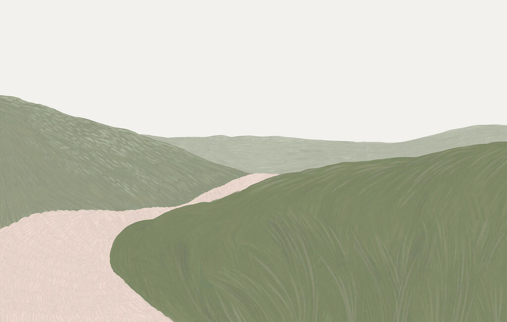 Road leading to a hill Road leading to a hill