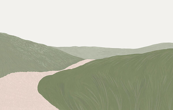 Road leading to a hill Road leading to a hill