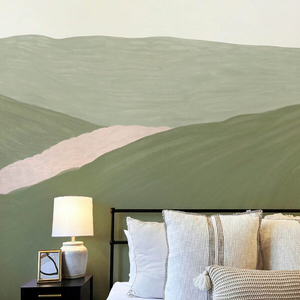 Road leading to a hill Road leading to a hill