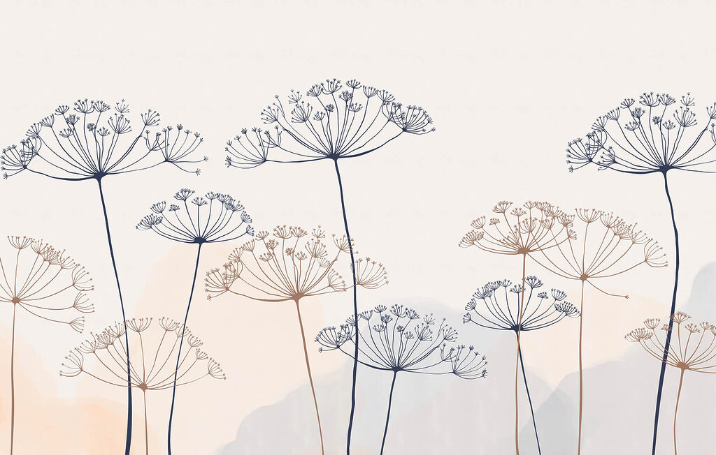 Group of flowers with a white background Group of flowers with a white background