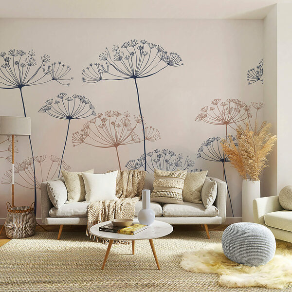 Group of flowers with a white background Group of flowers with a white background