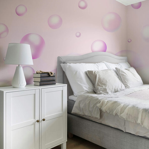 Group of pink bubbles Group of pink bubbles