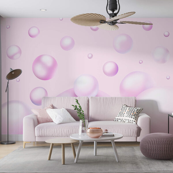 Group of pink bubbles Group of pink bubbles