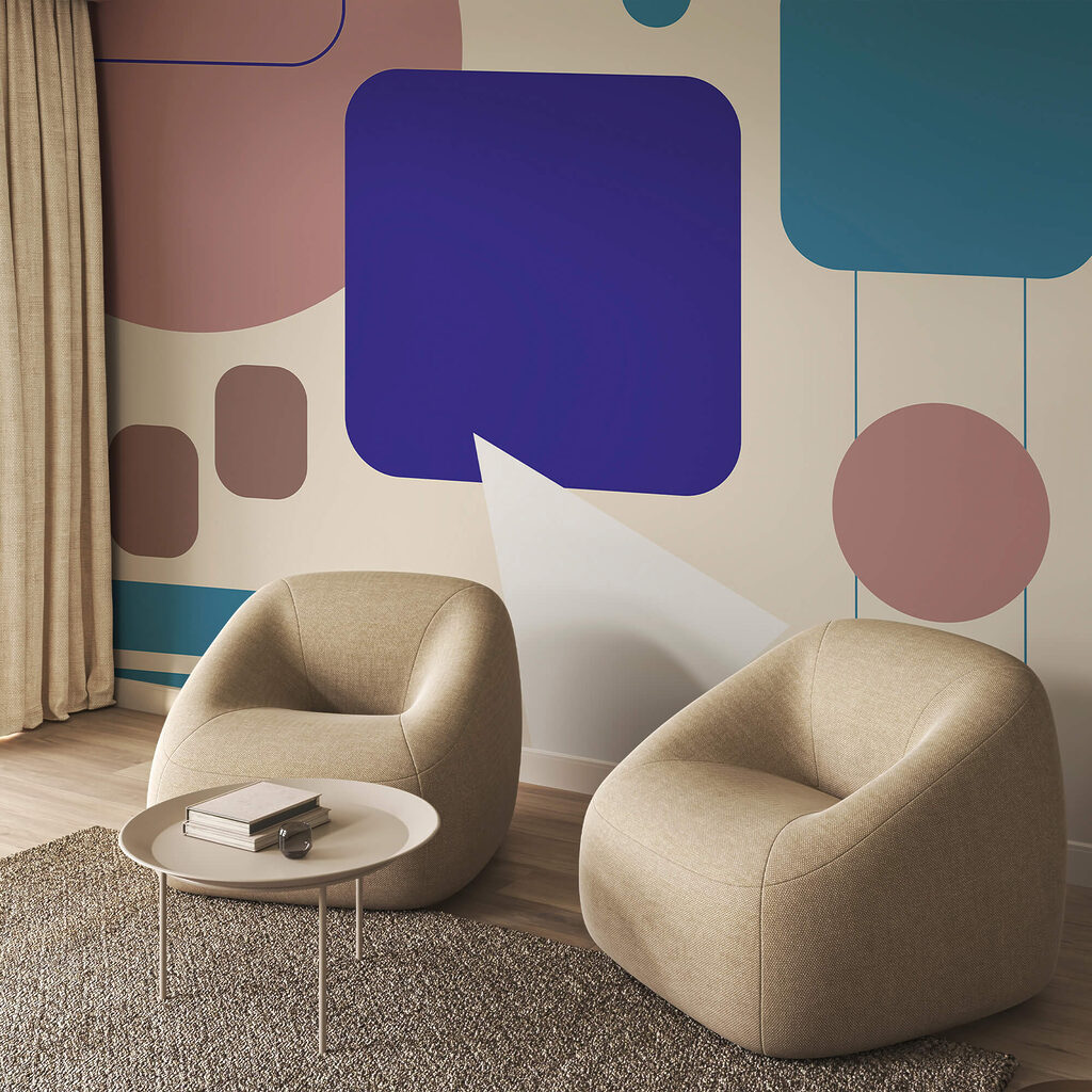 Colorful squares and circles Colorful squares and circles