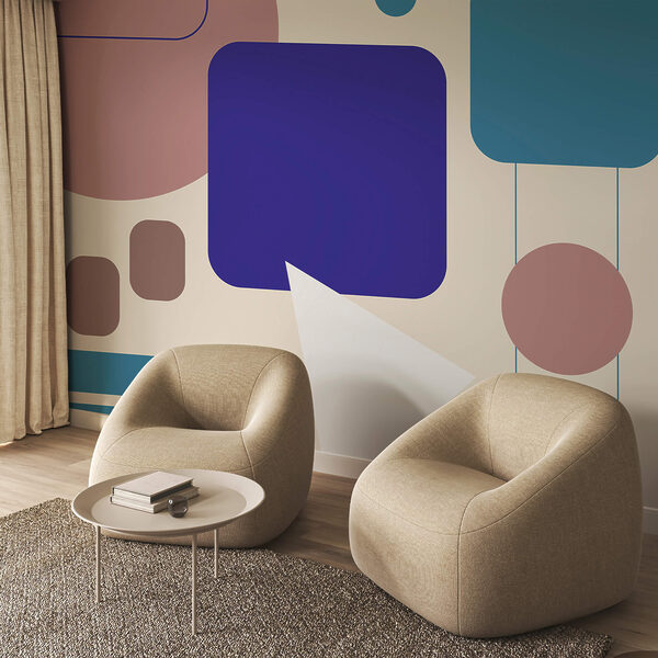 Colorful squares and circles Colorful squares and circles