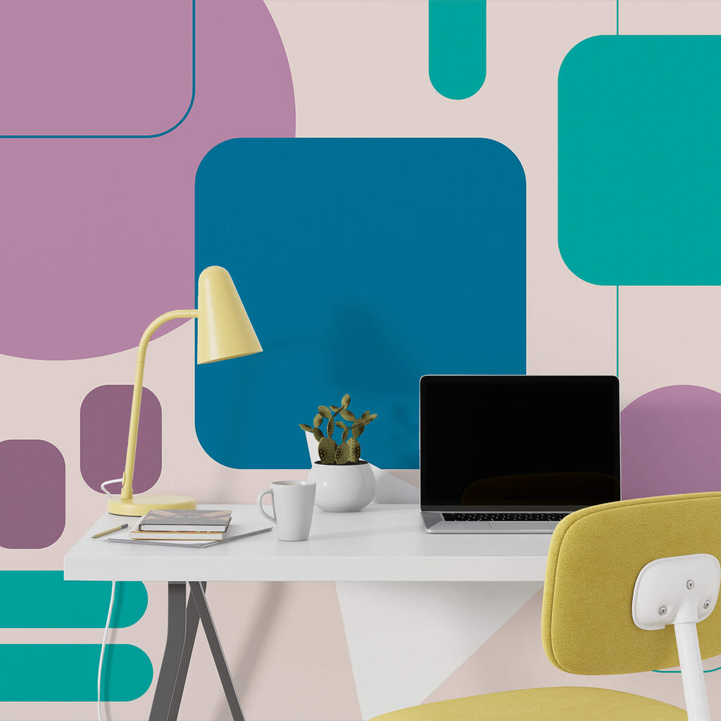 Colorful squares and circles Colorful squares and circles