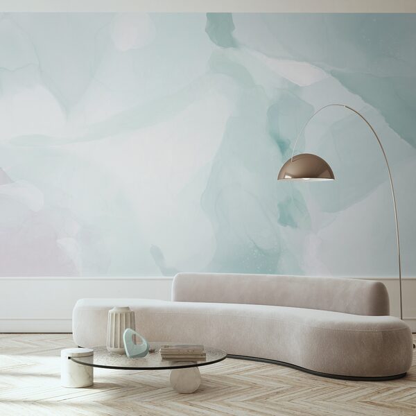 Wall murals Wall murals Soft hues blending in gentle waves (SKU: t00296)