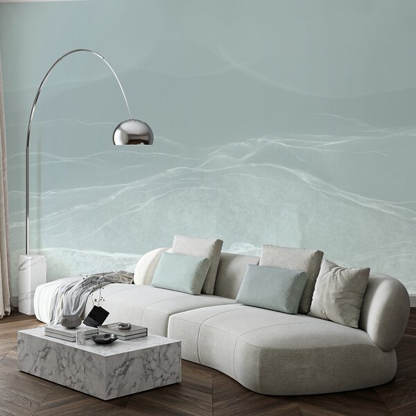 White and gray landscape