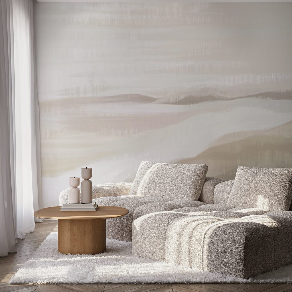 Painting of a desert landscape Painting of a desert landscape