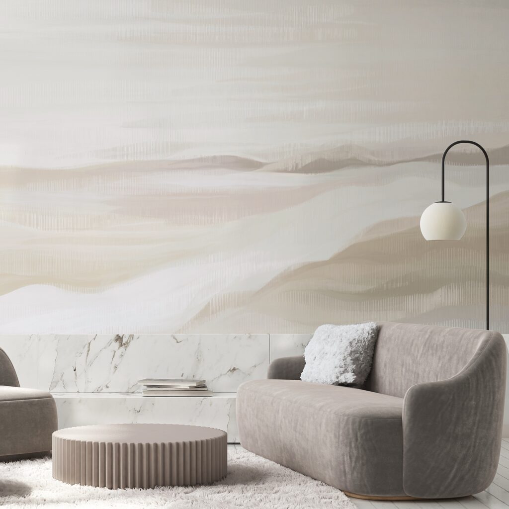 Painting of a desert landscape Painting of a desert landscape