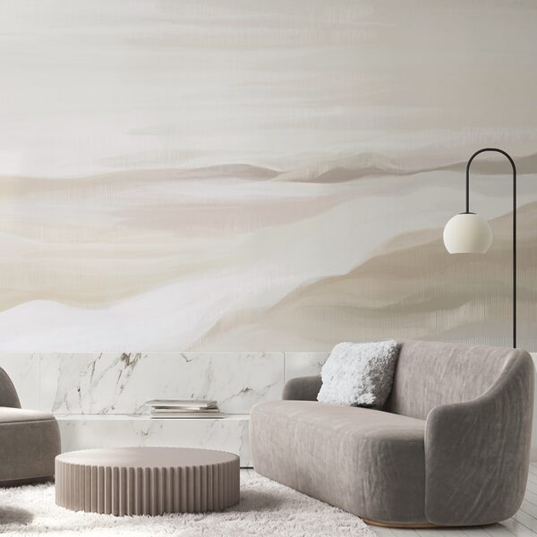 Painting of a desert landscape Painting of a desert landscape