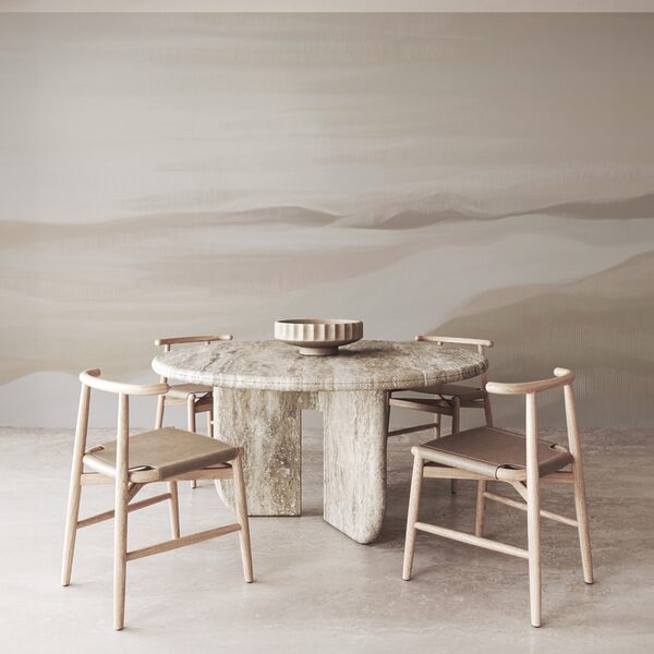 Painting of a desert landscape Painting of a desert landscape