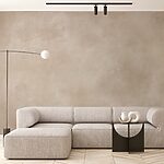 Wall mural White background with brown spots