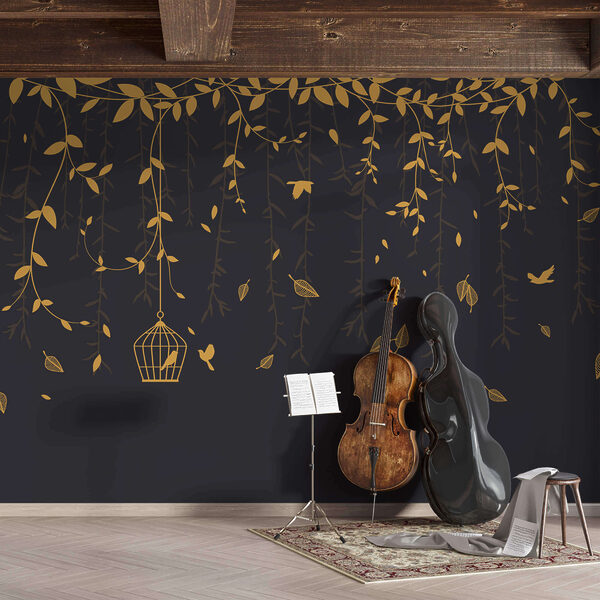 Wall murals Wall murals Bird cage from a tree (SKU: t00315)