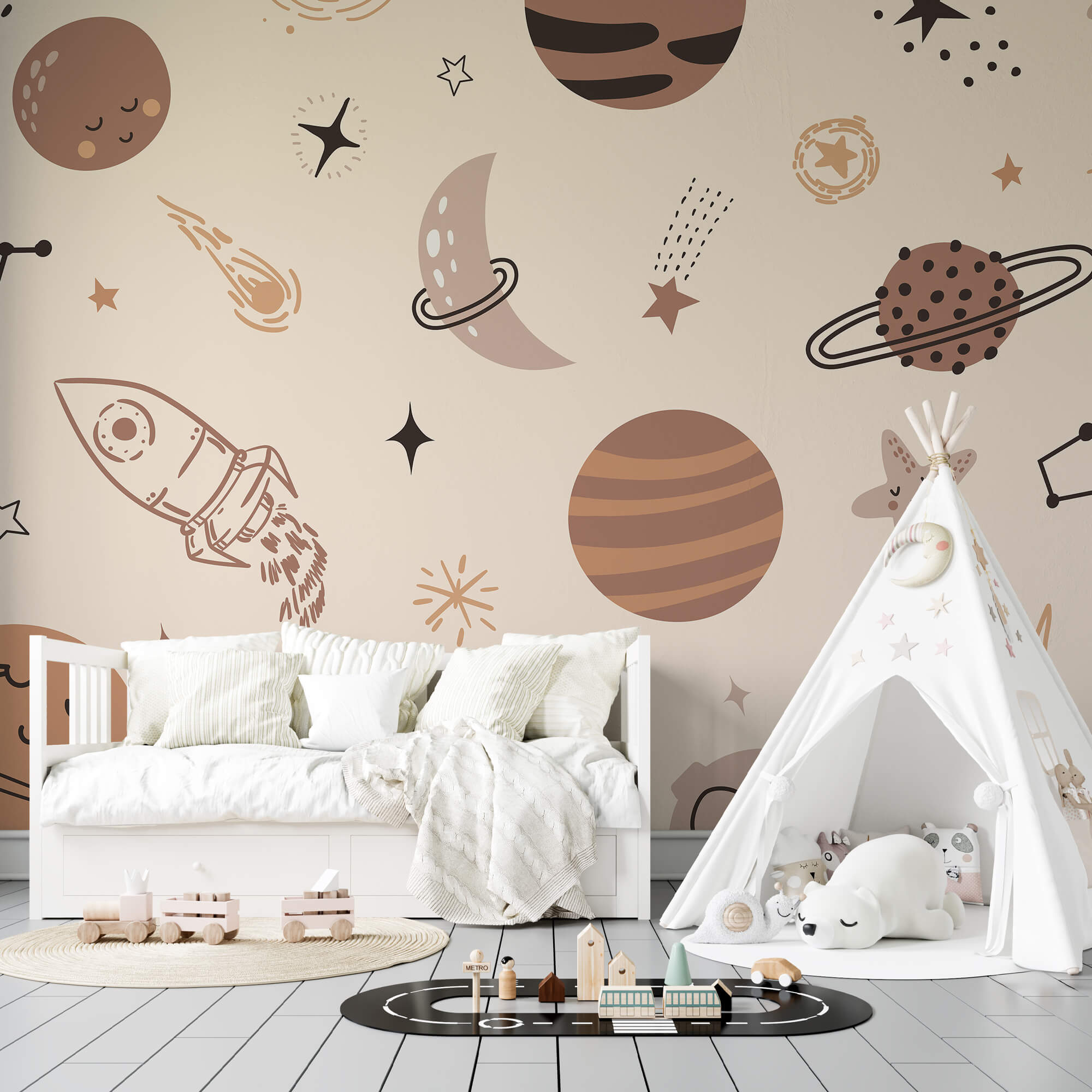 Pattern of planets and stars Pattern of planets and stars