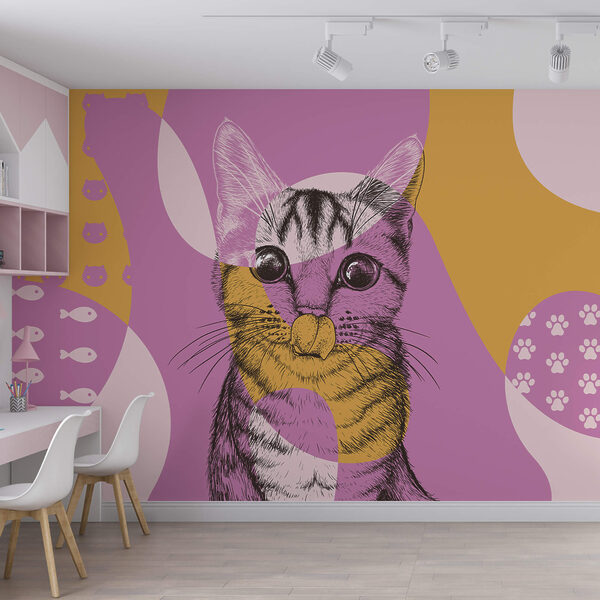 Cat with a mouse nose