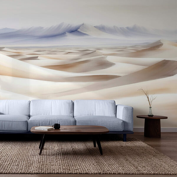 Wall murals Desert landscape with mountains in the background (SKU: t00332) Wall murals Wall murals Desert landscape with mountains in the background (SKU: t00332)