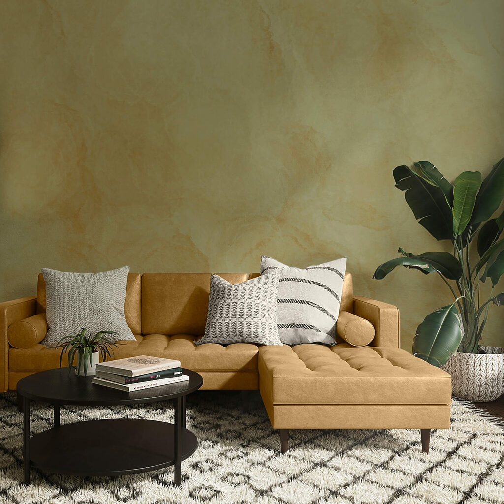 Soft hues create gentle depth and warmth