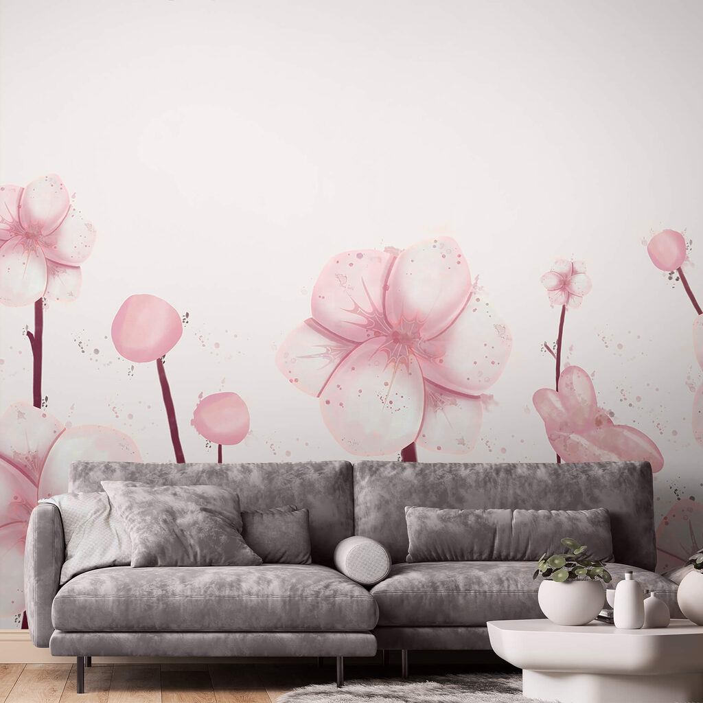 Group of pink flowers