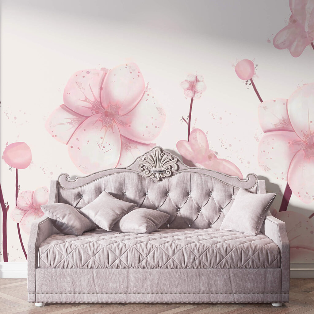 Group of pink flowers