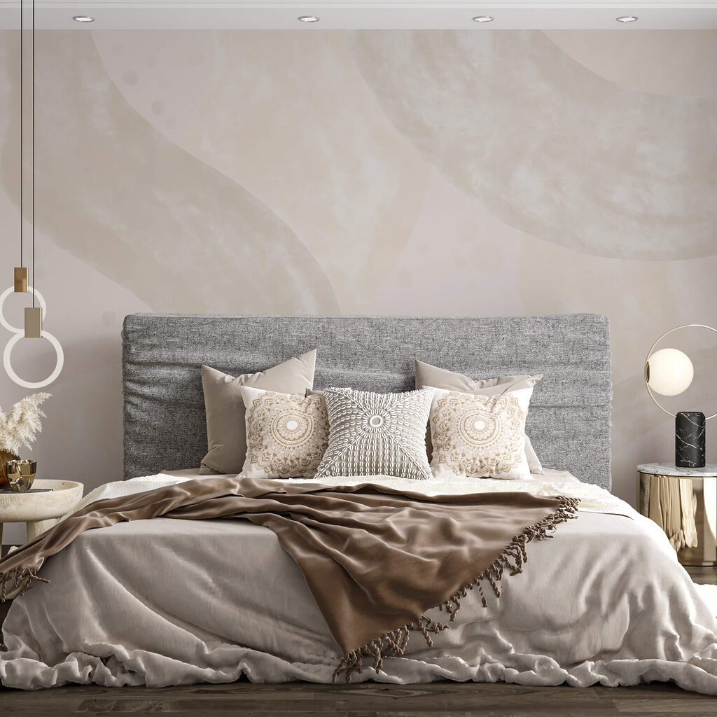 White and gray background