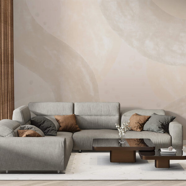 White and gray background