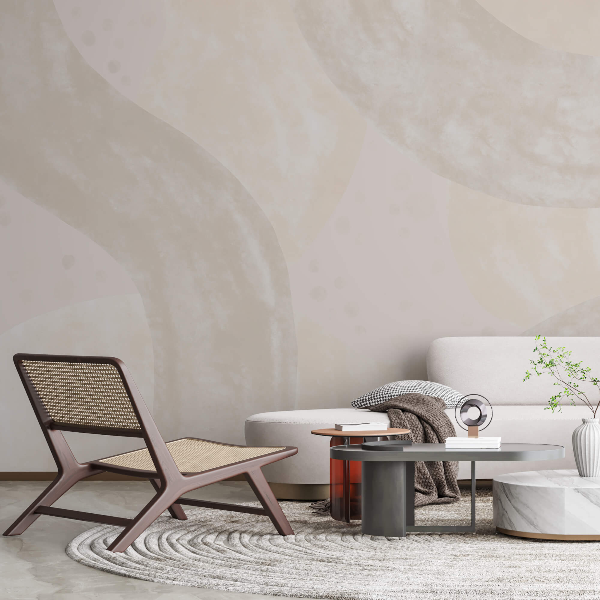 White and gray background