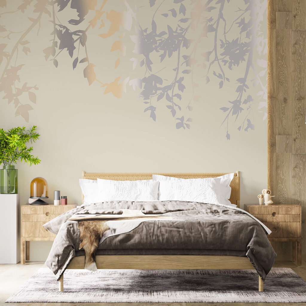 Tree branches with leaves