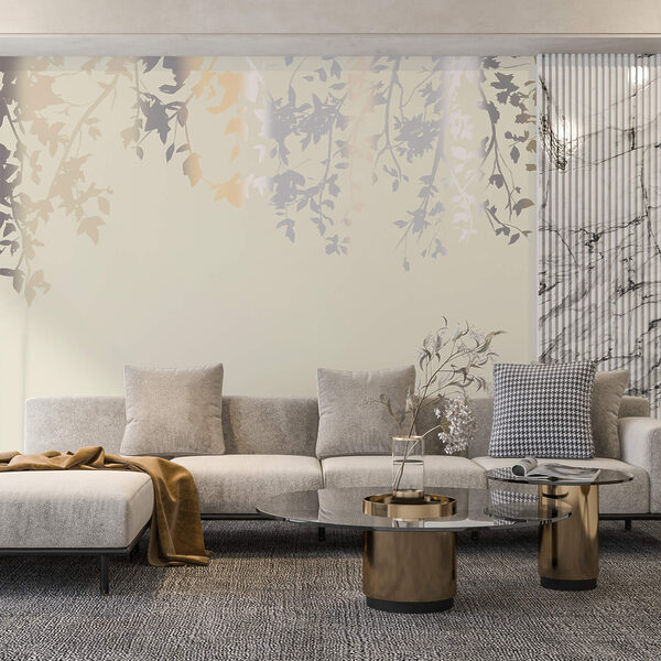 Tree branches with leaves