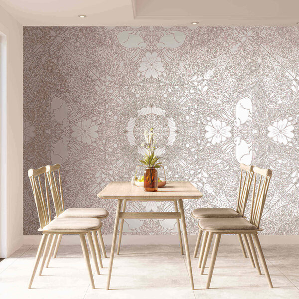 White and red pattern