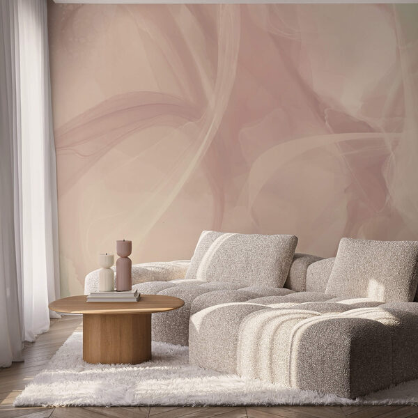Wall murals Wall murals Ethereal swirls of soft colors (SKU: t00313v1)