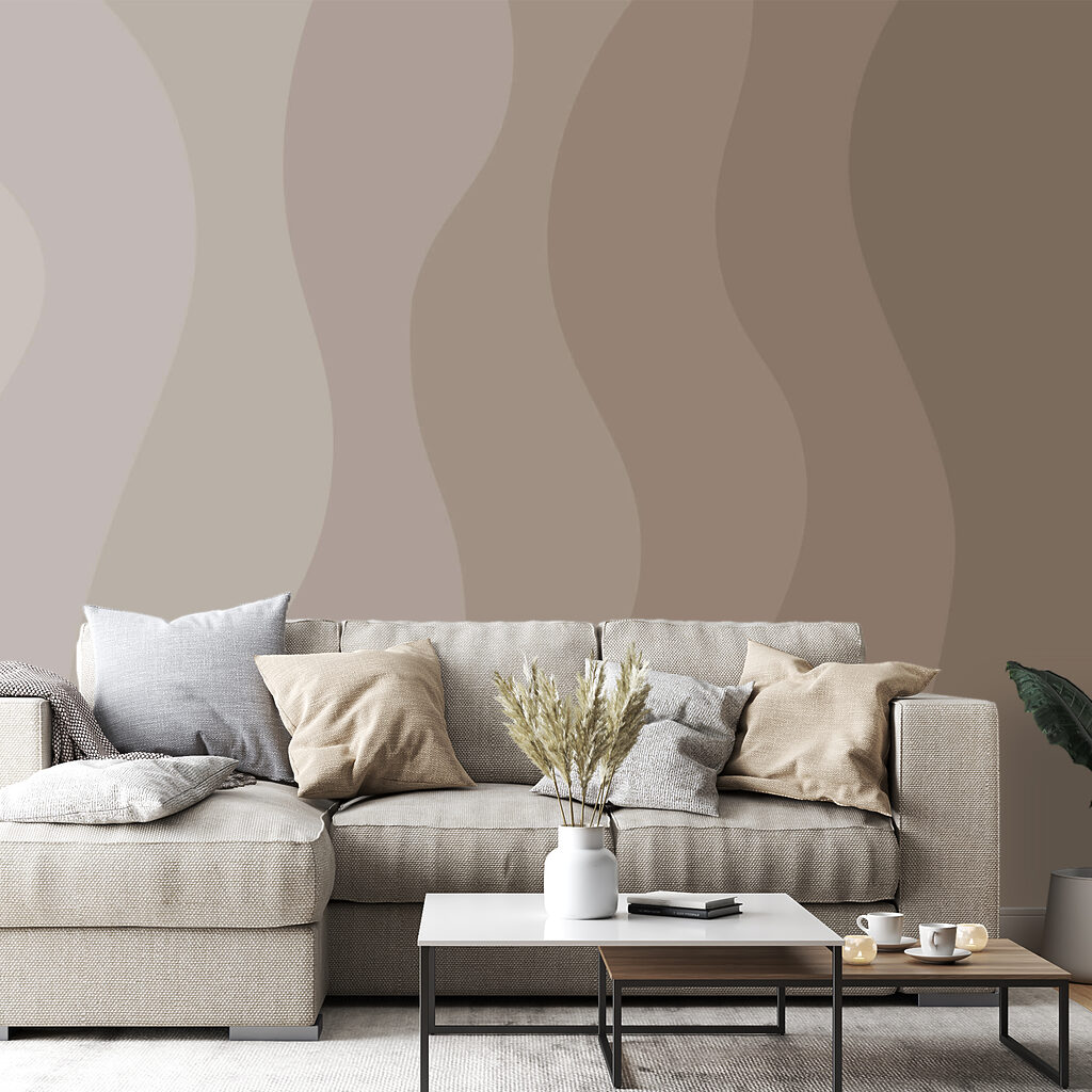 Harmonious waves of soft colors