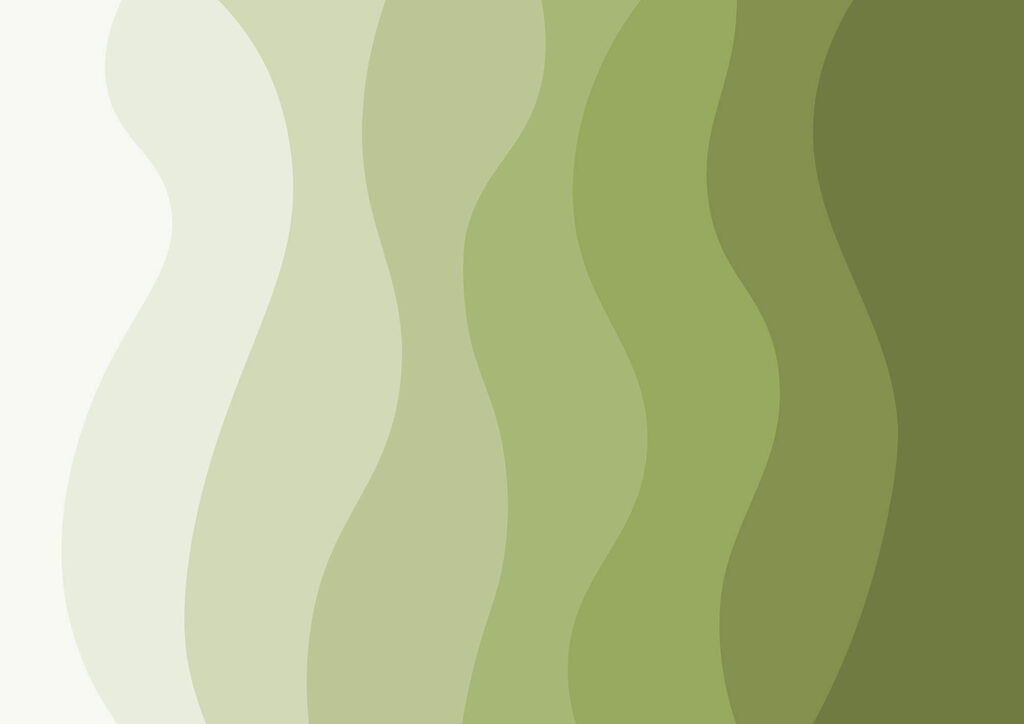 Green and white wavy lines