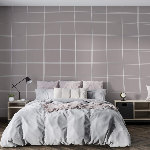 Wall murals Grey and white grid (SKU: t00372) Wall murals Wall murals Grey and white grid (SKU: t00372)