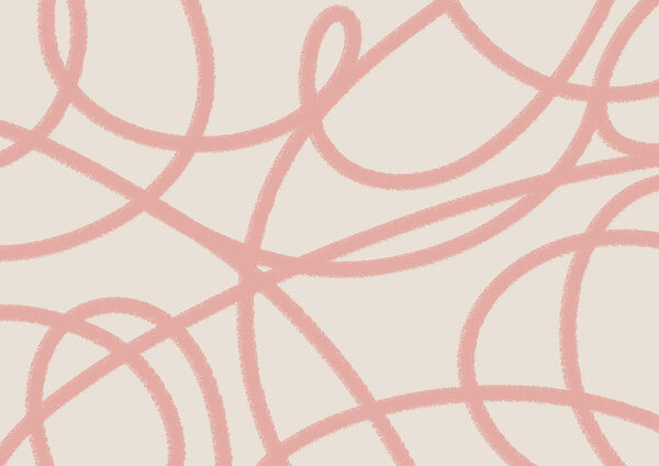 Pink lines on a white background