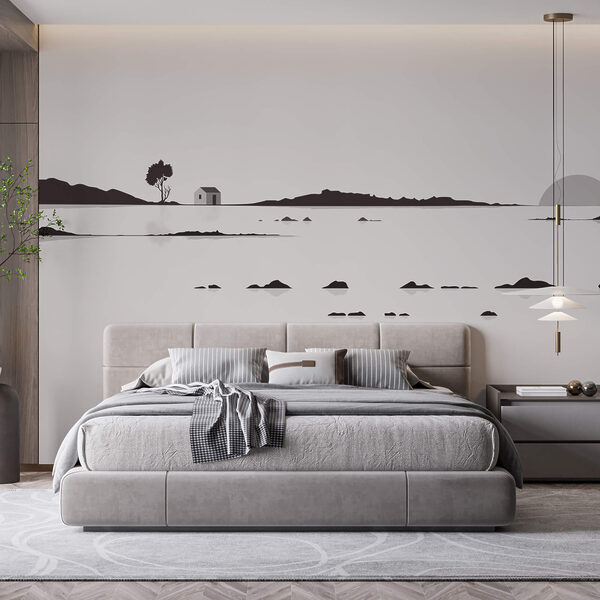 Wall murals House in the middle of a lake (SKU: t00381) Wall murals Wall murals House in the middle of a lake (SKU: t00381)