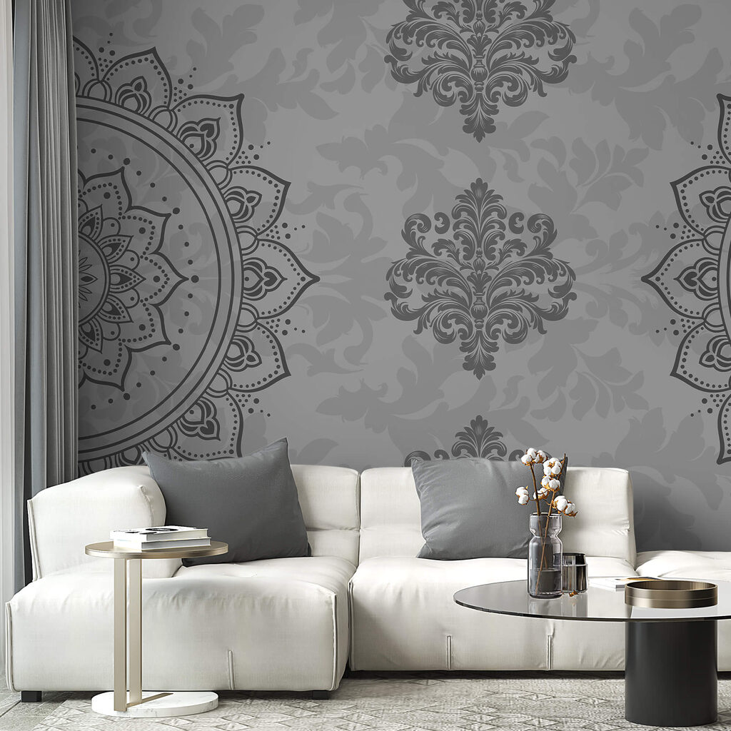 Grey and white pattern Grey and white pattern