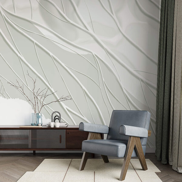 Wall murals Wall murals White background with lines (SKU: t00409v1)