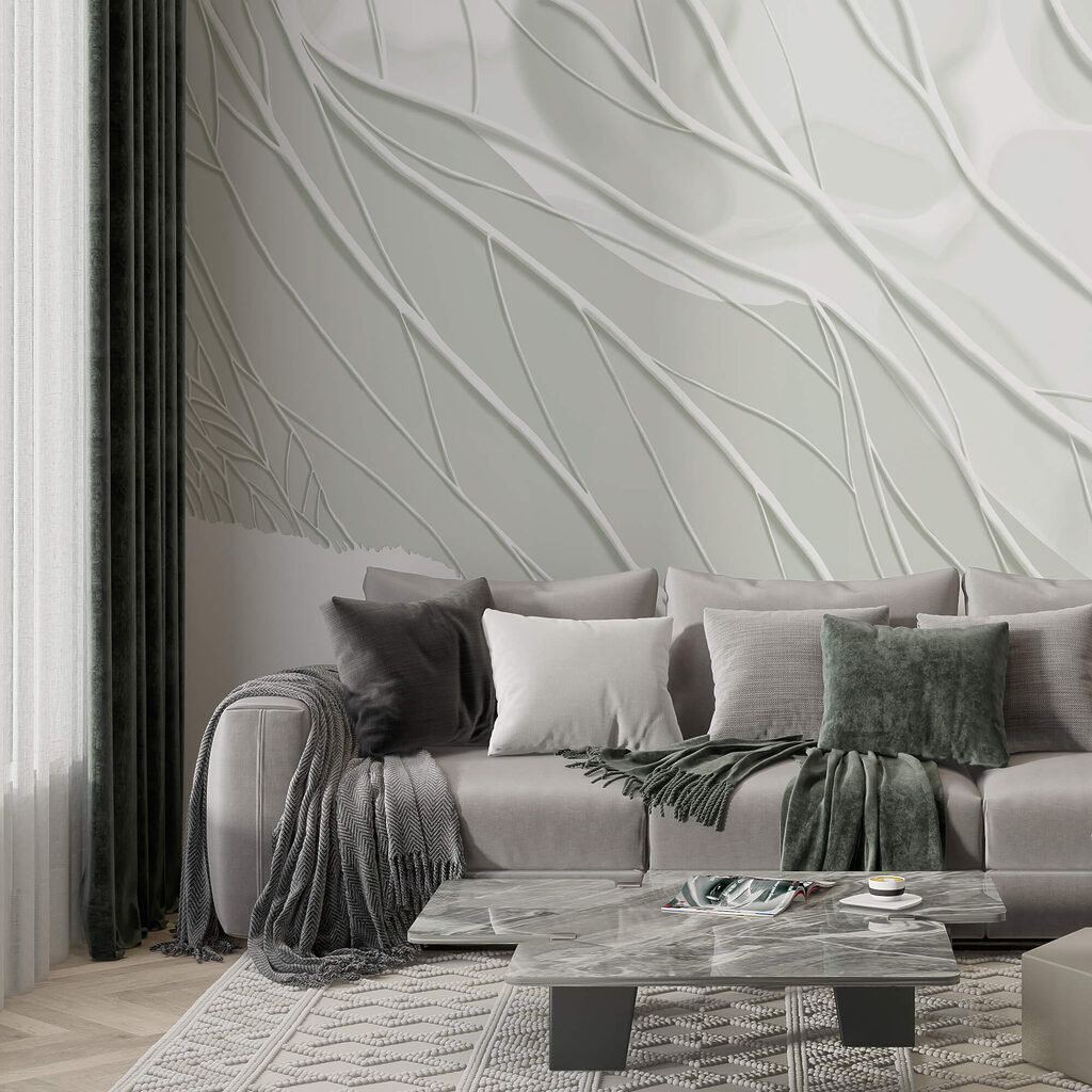 White background with lines