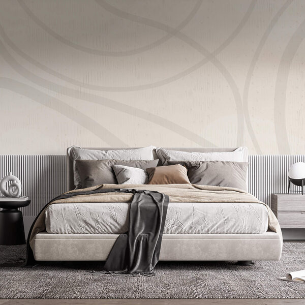 White surface with lines