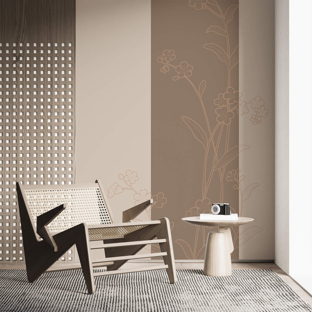 Elegant floral design on soothing background