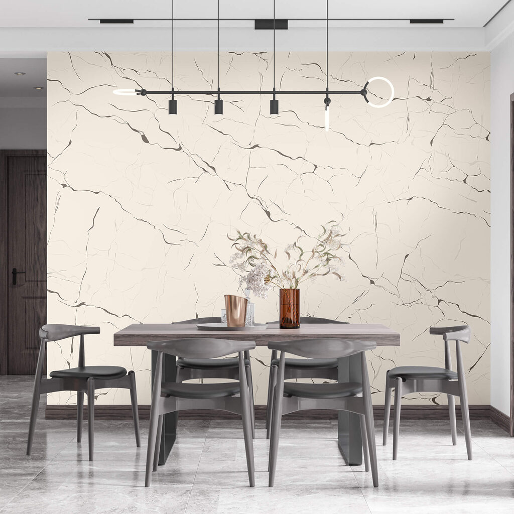 White surface with cracks