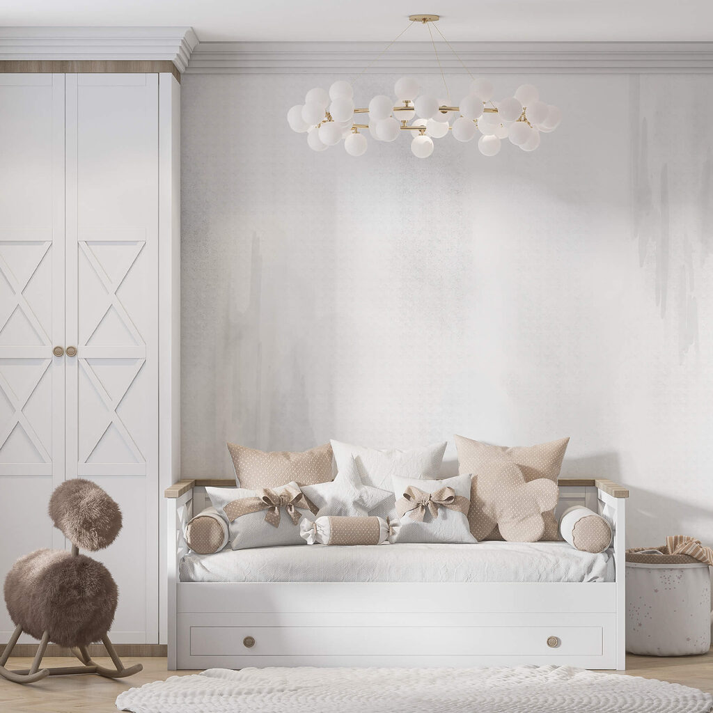 White background with black spots