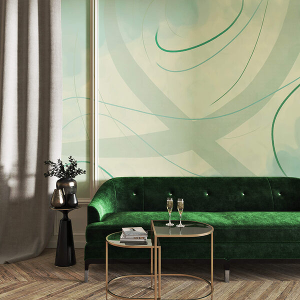 Soft swirls of color and form