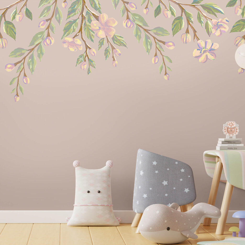 Delicate floral design on a soft background