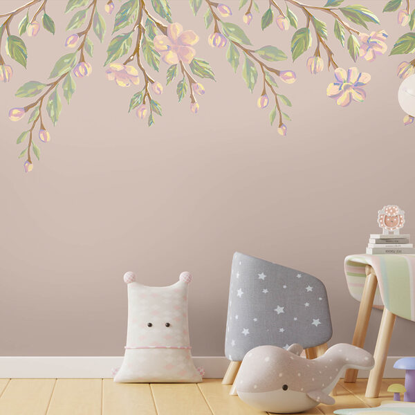 Delicate floral design on a soft background