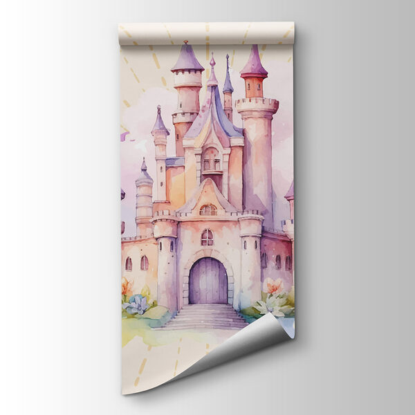 Watercolor of a castle