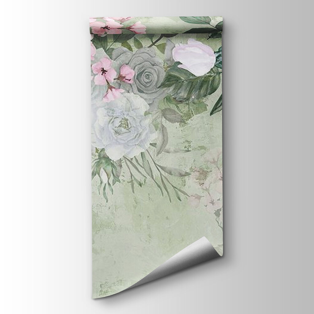 Delicate blooms in soft pastel hues