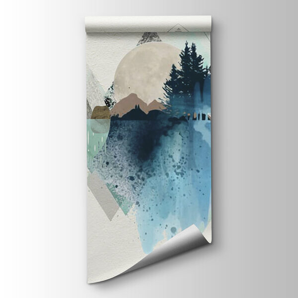 Water and trees in a landscape Water and trees in a landscape