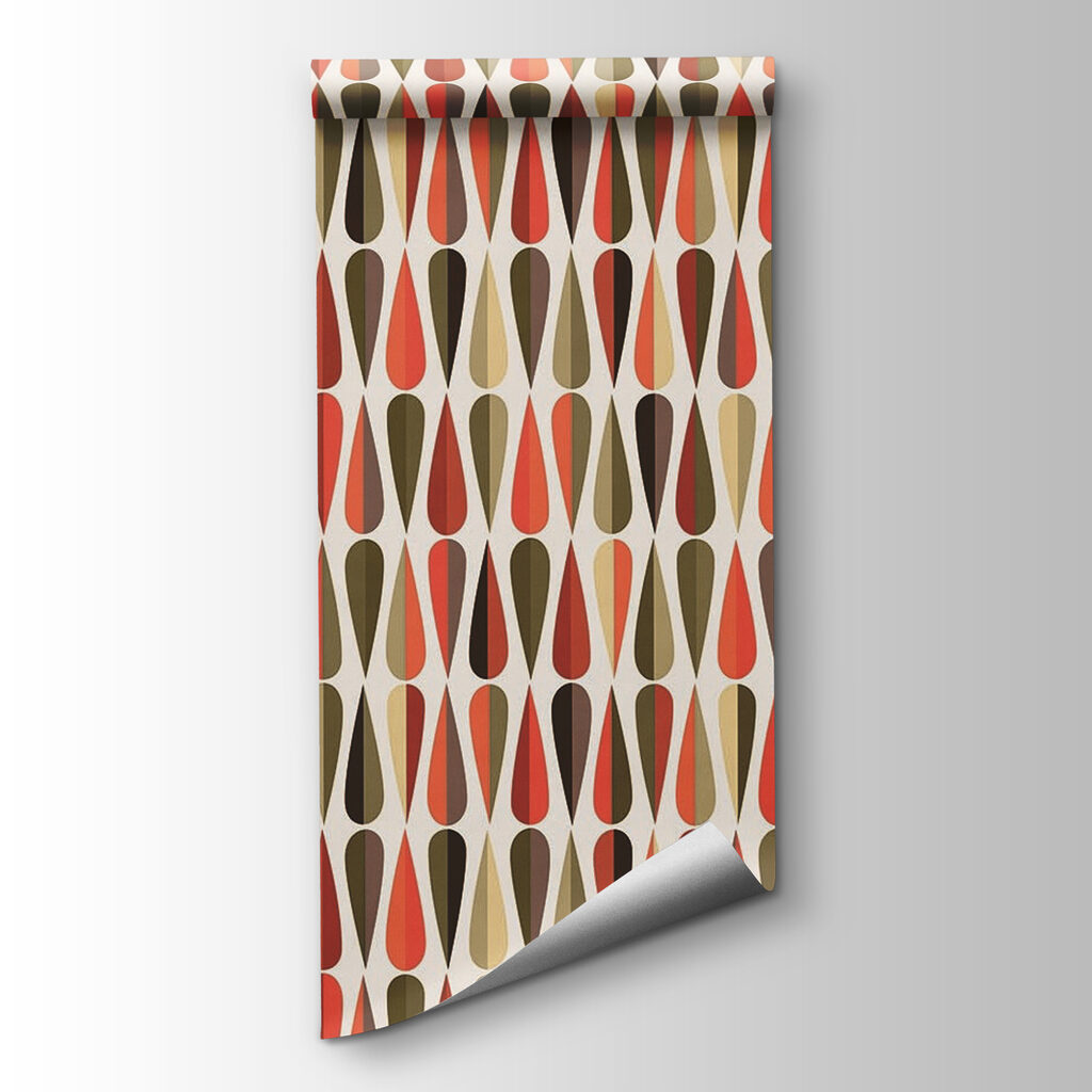 Pattern of colorful drops